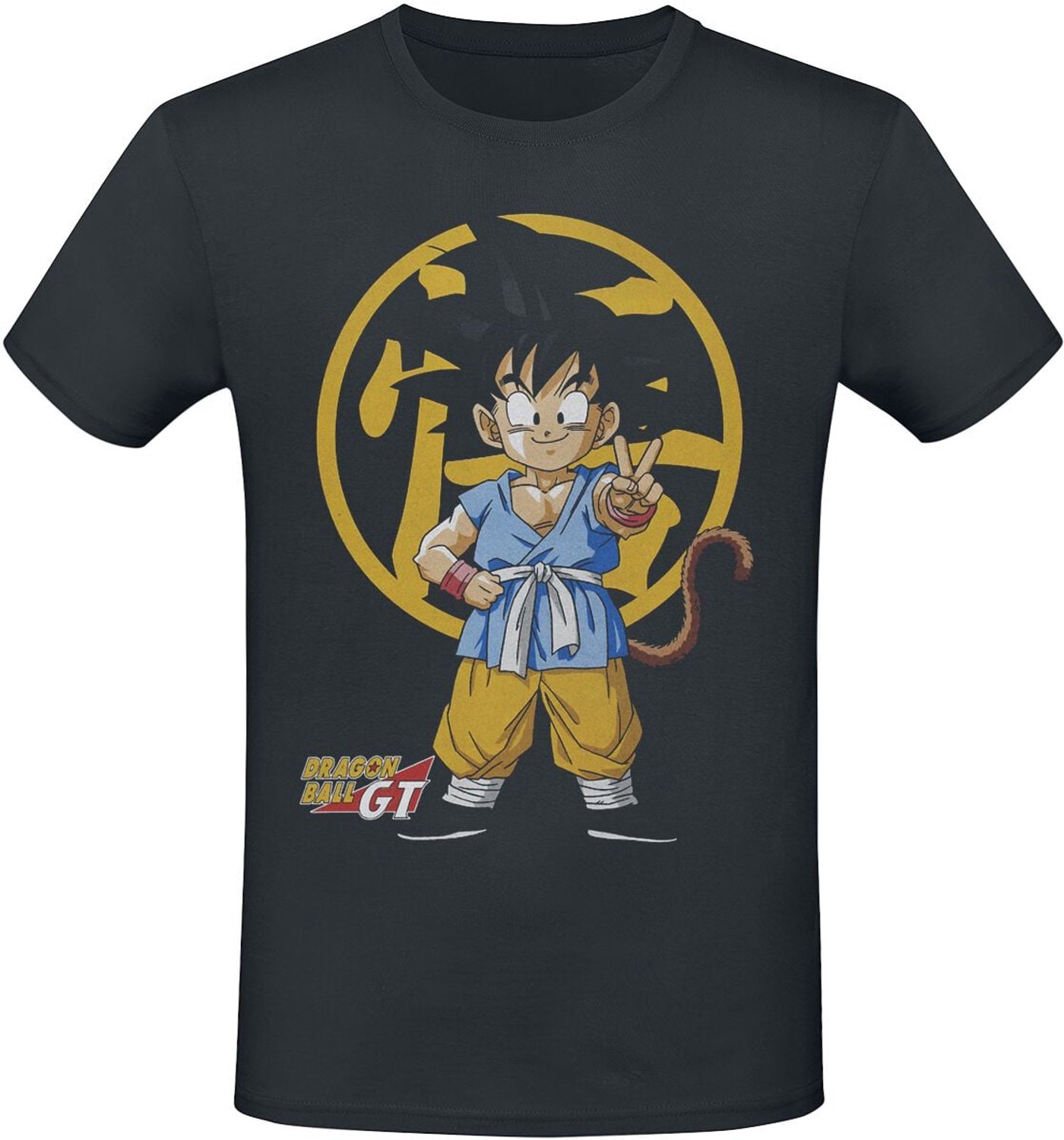 Dragon Ball GT - Goku Heren T-shirt - zwart - S
