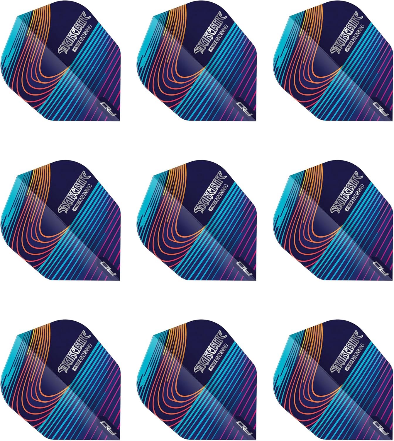 Dart Flights Extra Dik 100 Micron - 9 Stuks