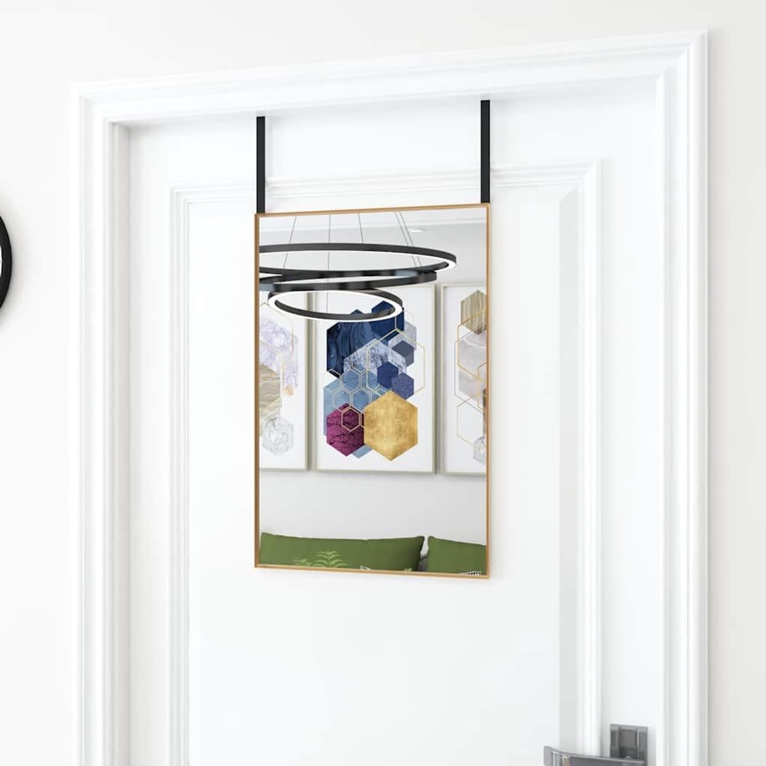 40 x 60 cm aluminium glas wandspiegel om op te