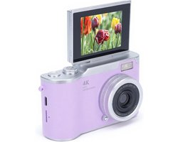 Camera, 1080p 48mp 2,4 Inch HD Display 18x Zoom Auto Focus Vlogging Camera Anti Shake Compact Point Camera voor Tieners Jongens Girls Senioren Student, Ondersteunt 128