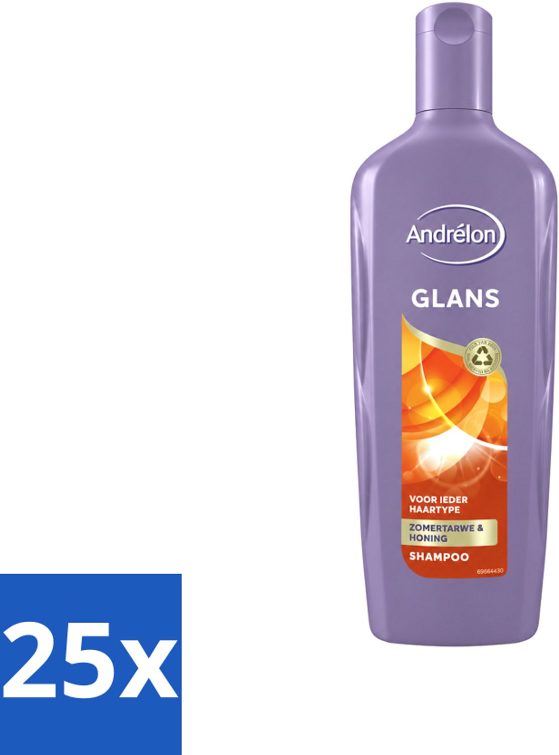 25 x Andrélon - Glans - Shampoo - 300 ml - Voordeelverpakking - 25 stuks