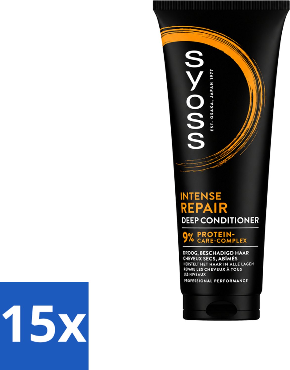 15 x Syoss - Intense Repair - Deep Conditioner - Herstelt & Versterkt - 250 ml - Voordeelverpakking - 15 stuks