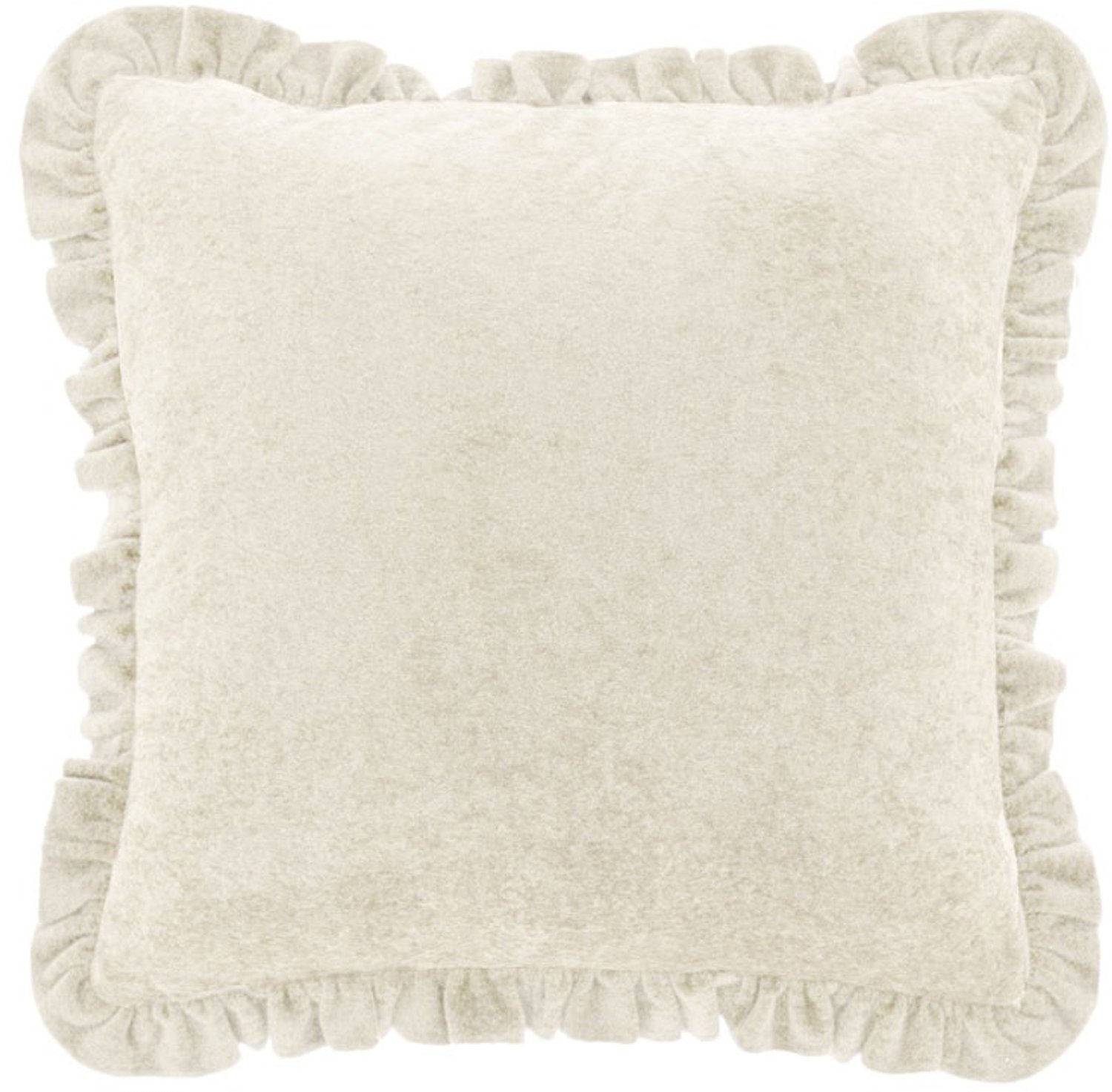 Unique Living Sierkussen Mindy - dove white - 45x45cm Wit