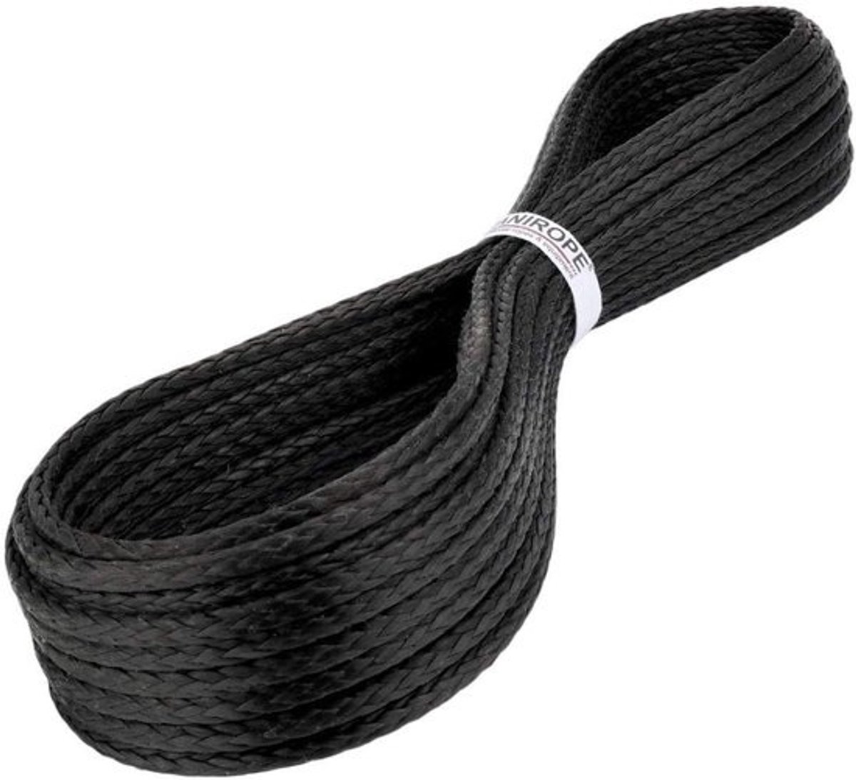Dyneema Touw - Gevlochten Koord - Watersport & Varen - SK78 Uitgerekt Gecoat - 3mm x 20m - Zwart