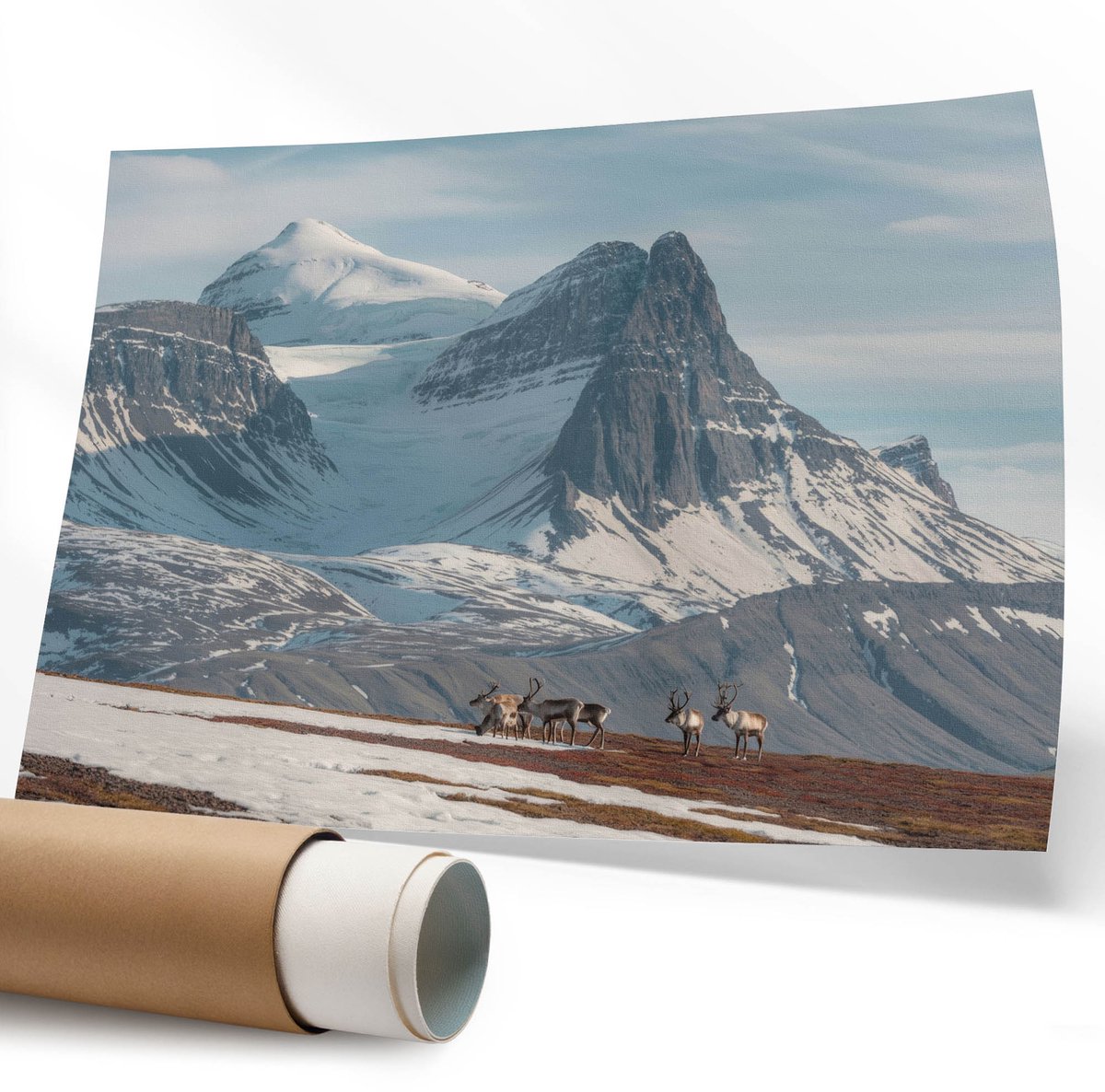 Coloray Polycanvas Wandposter - S Nachts Rijden, Illustratie - 594 x 840 mm - Zwart Wandposter - Rechthoek - Canvasposter - Woonkamer - Popcultuur