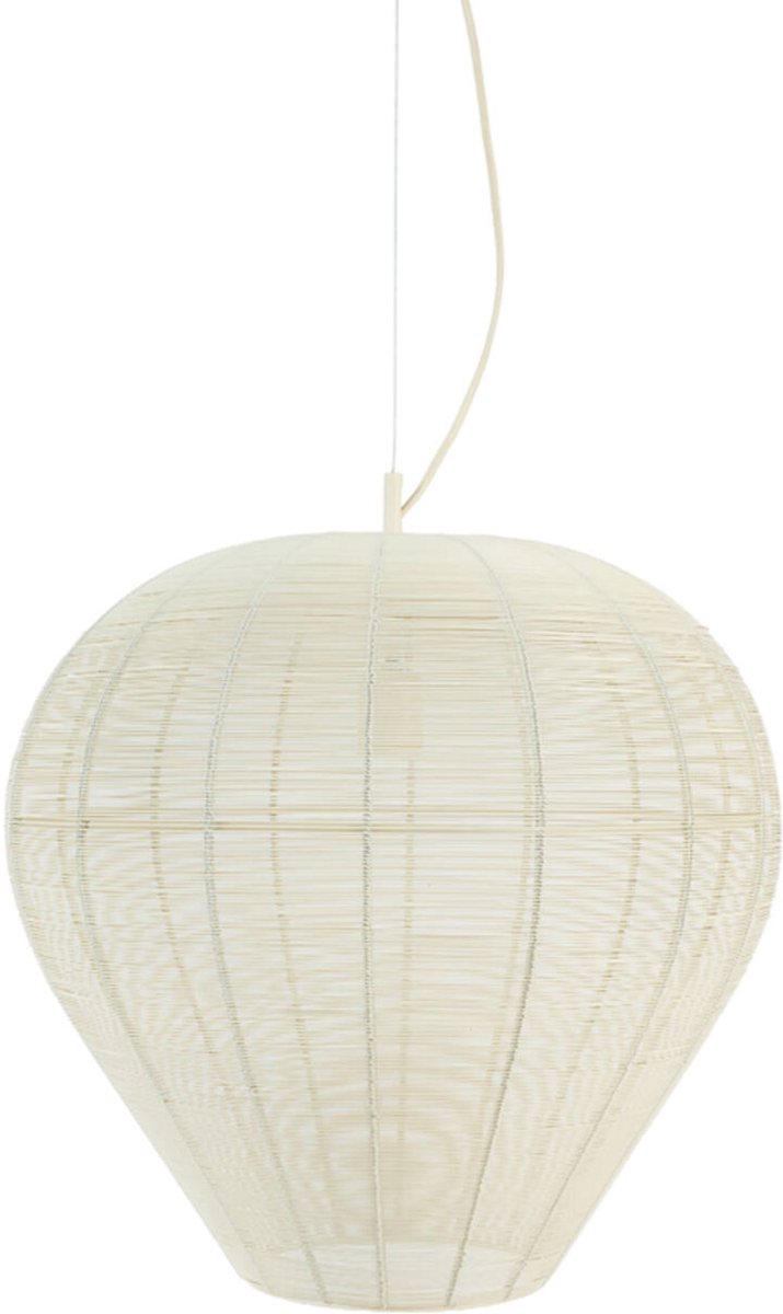 Light&living Hanglamp Ø50x52 cm HORAN mat crème