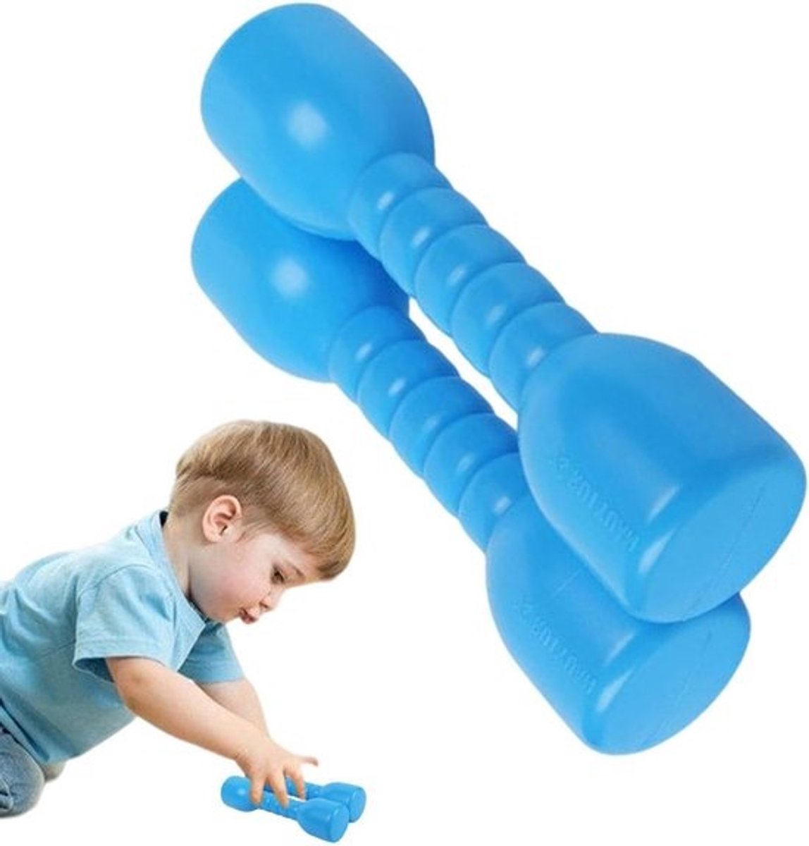 Kinderhalters - Kinderspeelgoed halters - Coördinatie oefenen - Antislip en duurzaam - 18 cm - Blauw