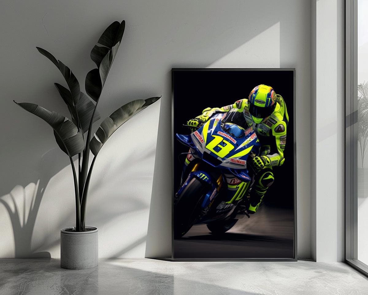 Motogp Poster - Motor - Motorrijder - posters - formaat 70x100cm - Woondecoratie - L913RTB