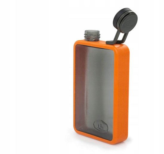 GSI Outdoors Boulder Flask 300ml - Oranje, BPA-vrij, Onbreekbaar — afbeelding 4
