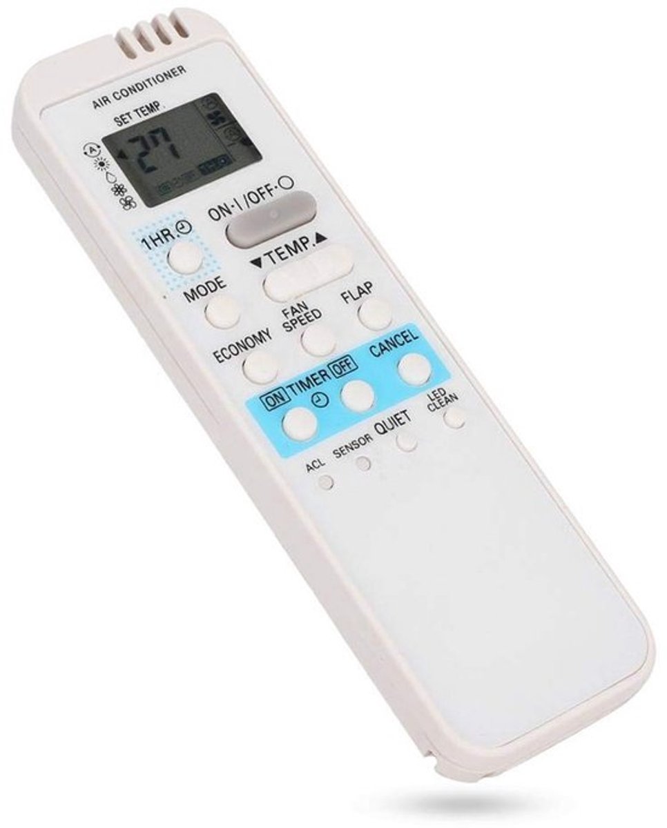 Dailygoody - Airconditioner Afstandsbediening - Vervangend Accessoire - Wit