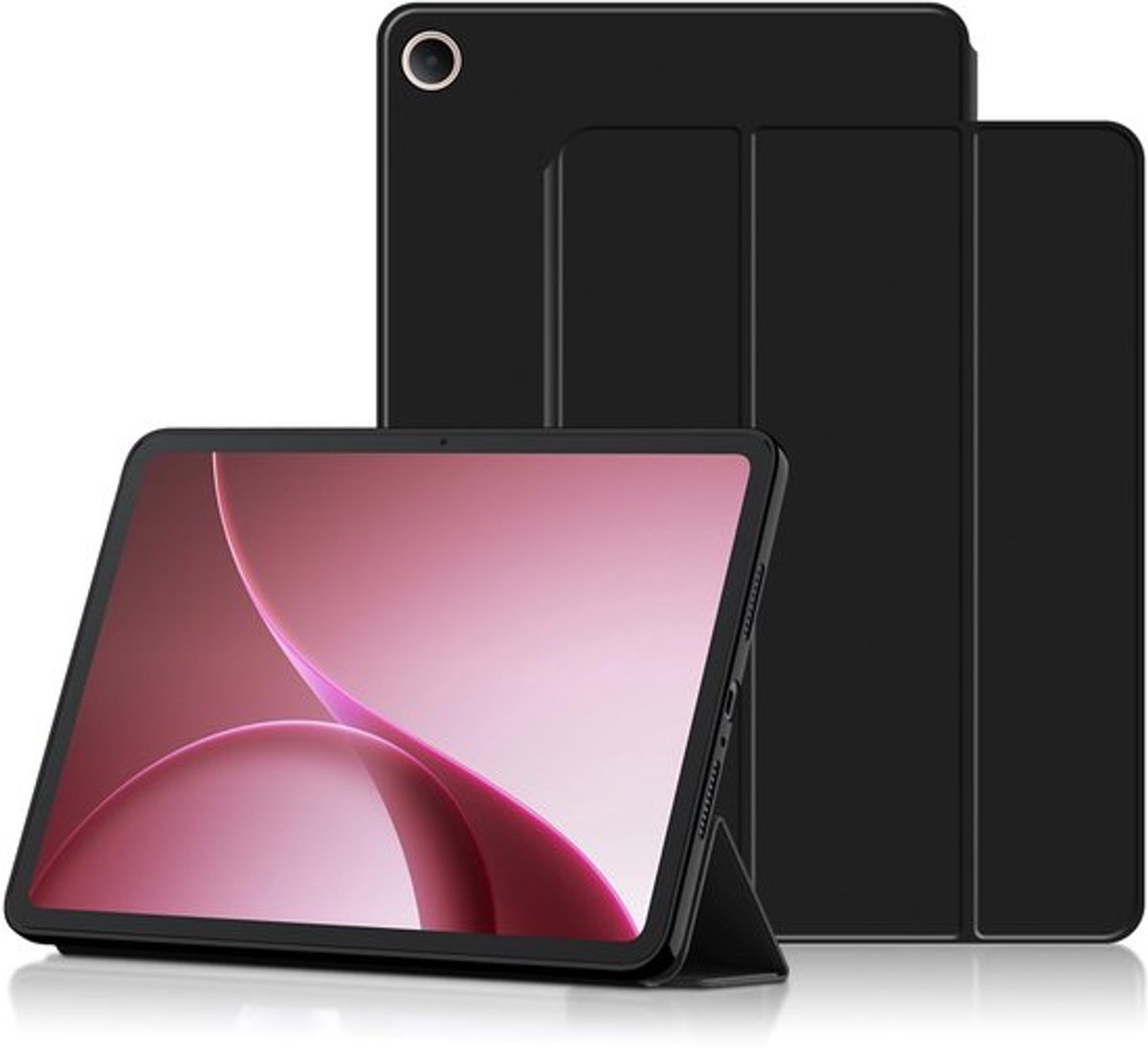 SnelShoppen - Ultra Dunne PU Leren Tablet Case voor OnePlus Pad Go 2 12.1 Inch met