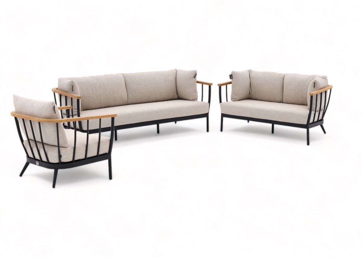 Apple Bee Condor Loungeset Nr. 12 | 3-delig | Black | BEE WETT®