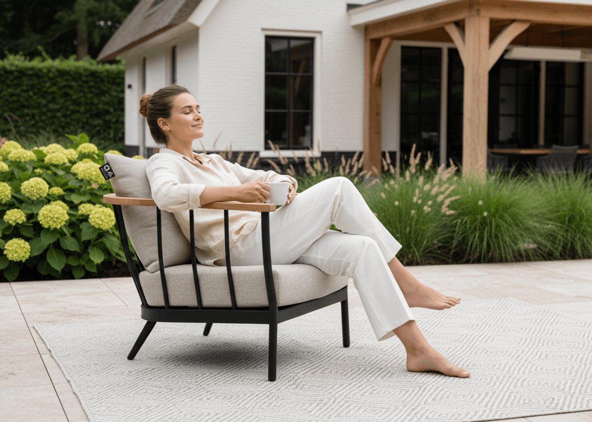 Apple Bee Condor Loungeset Nr. 2 - 6-delig - Black - BEE Wett