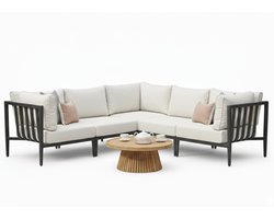 Belito Daan Hoek Loungeset | Alu | 245x245 cm | Nr. 10 incl. Koffietafel