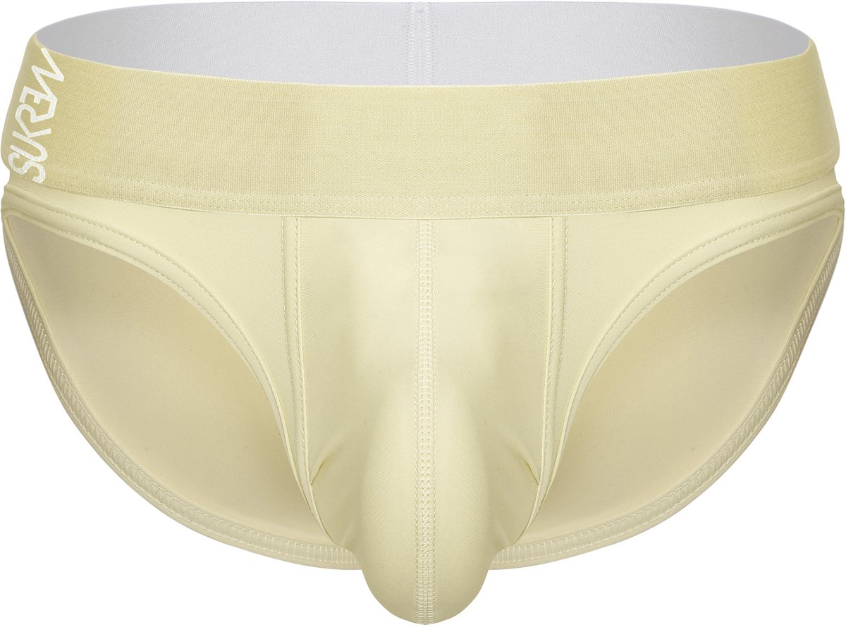 SUKREW Classic Brief Cappuccino - MAAT XXL - Heren Ondergoed - Slip voor Man - Mannen Brief