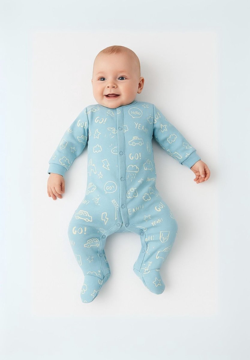 Minoti Baby boxpak 2-pack jongens - met voetjes