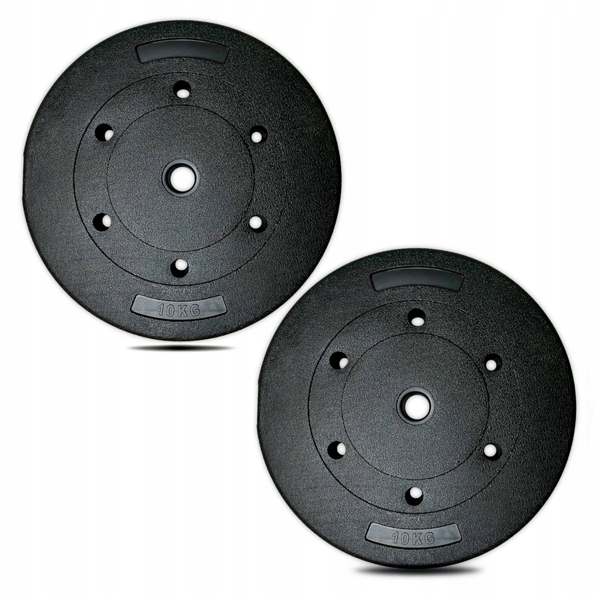 Bitumen Halteringsschijven 2x10kg - Set van 20kg voor Halterstang