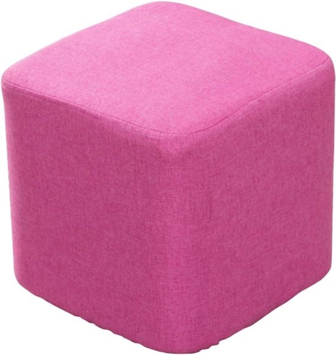 Voetenbank Kruk - Poef Zetel - Voeten Rusten - Massief Houten Poot - 29 x 29 cm - Paars