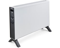 Dimplex HeatLite Convectorkachel Elektrisch 2000W – Elektrische Verwarming met Mechanische Thermostaat – 3 Warmtestanden (750/1250/2000W) – Fluisterstil – Kantelbeveiliging – Draaggreep – Voor Ruimtes tot 60 m³ – Wit