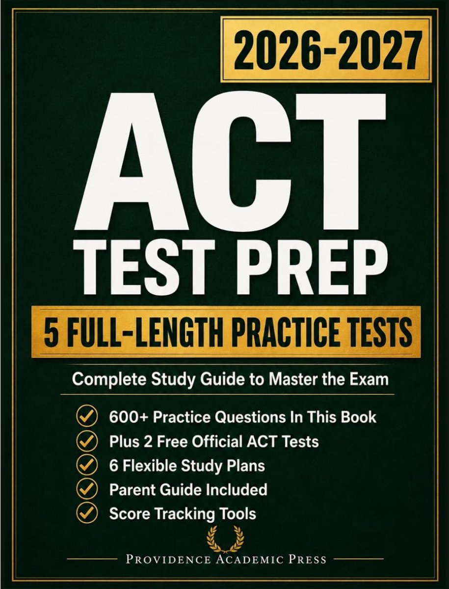 ACT Testvoorbereiding 2026-2027: complete studiegids om het examen onder de knie te krijgen met volledige oefentests - ShopVlot