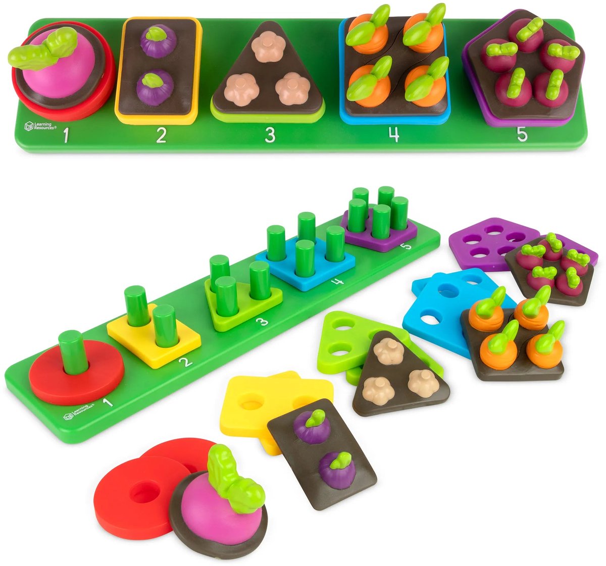 Learning Resources stacking shapes tuin