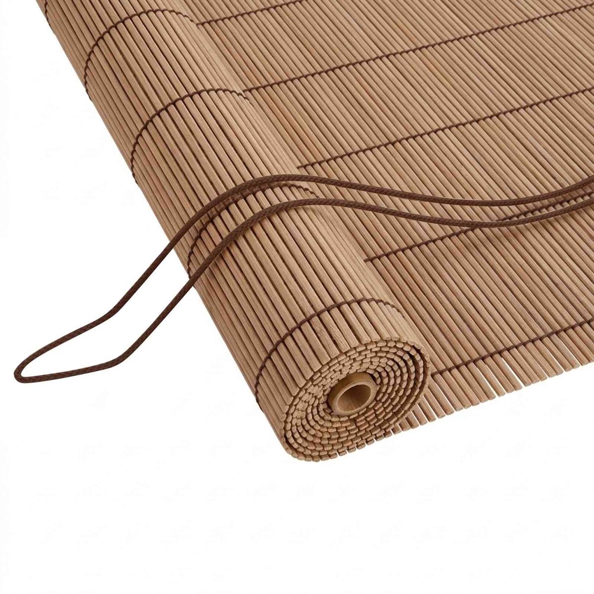 vidaXL - Rolgordijn - Bruin - 40 - x - 160 - cm - Bamboe