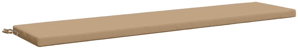 vidaXL Bankkussen - SOEST - 100% - Polyester - Zand - 200 - x - 40 - x - 5 - cm
