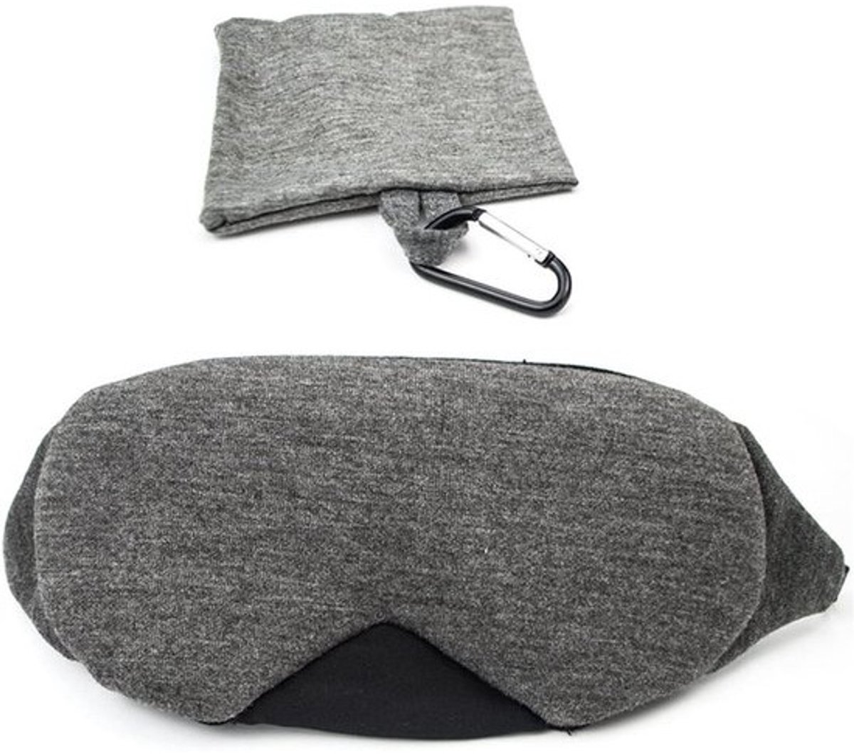 Slaapmasker - Oogmasker blinddoek - Ontspannen slapen - Zachte draagcomfort - 1 stuk - Zwart