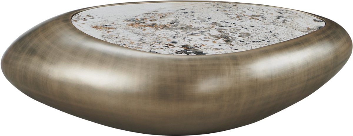 Tower Living Castello coffeetable 116x77 - Pandora ceramic Brons