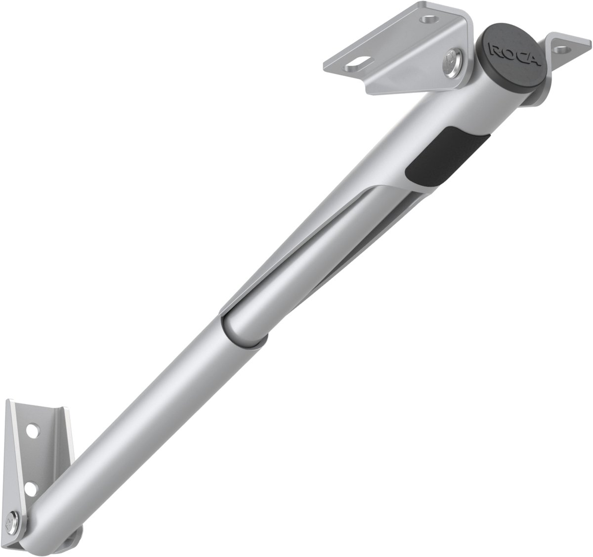 Roca Rakego neerklapbare steun grijs geanodiseerd - 383020, 278