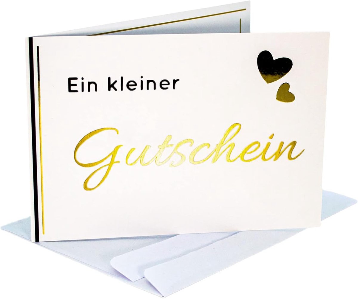 1 | 3 | 5 | 10 | 20 tegoedbonnen met exclusieve gouden opdruk om zelf vorm te geven cadeaubon zelf in te vullen, blanco tegoedbon sjabloon tegoedbon beschrijven Kerstmis bruiloft verjaardag
