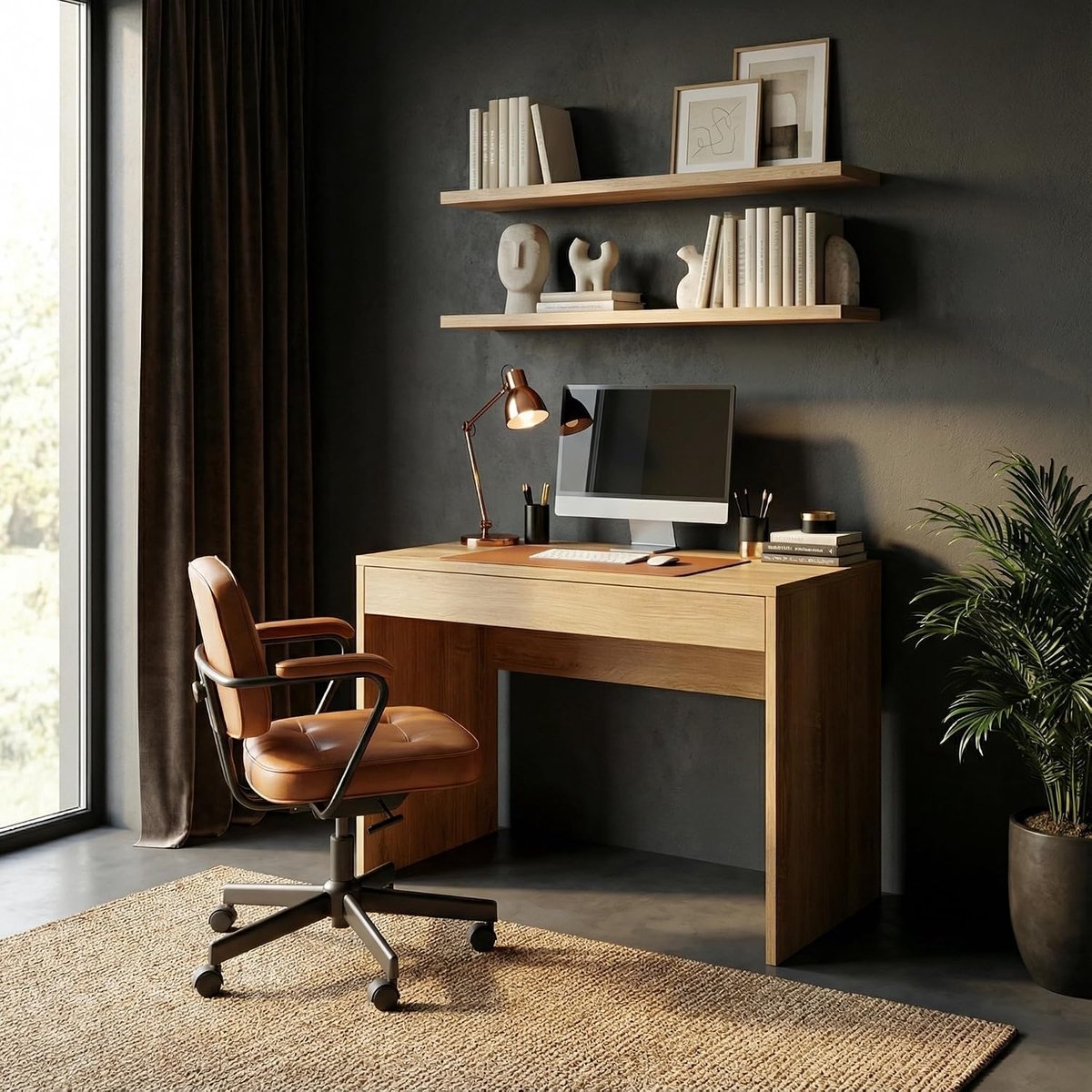 Bureau FORDE, Eik Wotan, 75x75x50 cm
