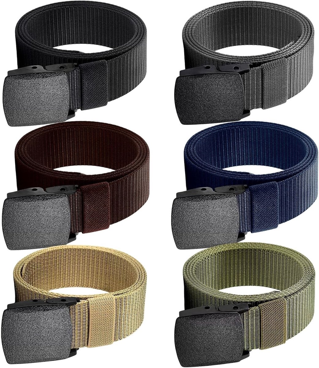 Verstelbare Nylon Canvas Golfriem - 6 Stuks voor Activiteiten in de Buitenlucht, Sport en Vrije Tijd