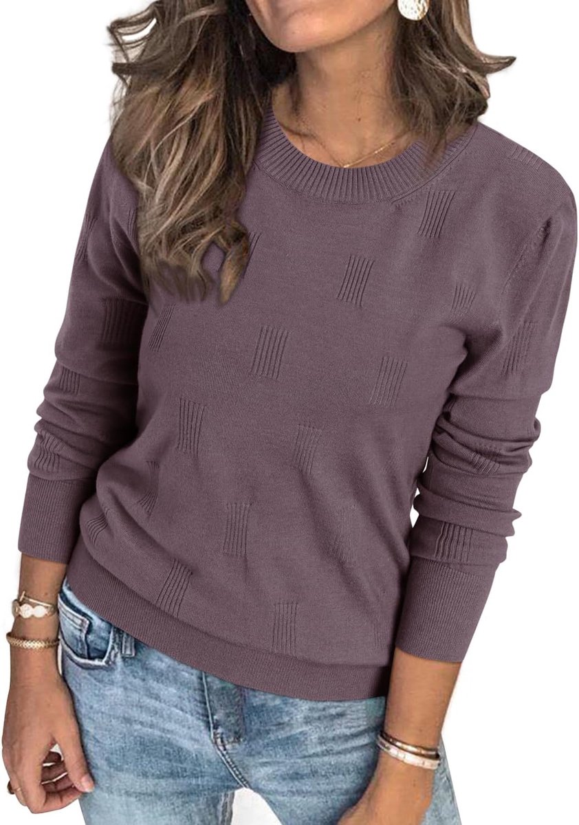 Damestruien Korte Lange Mouwen Lente Zomer Crew Neck Dames Gebreide Tops Casual Dressy Sweate