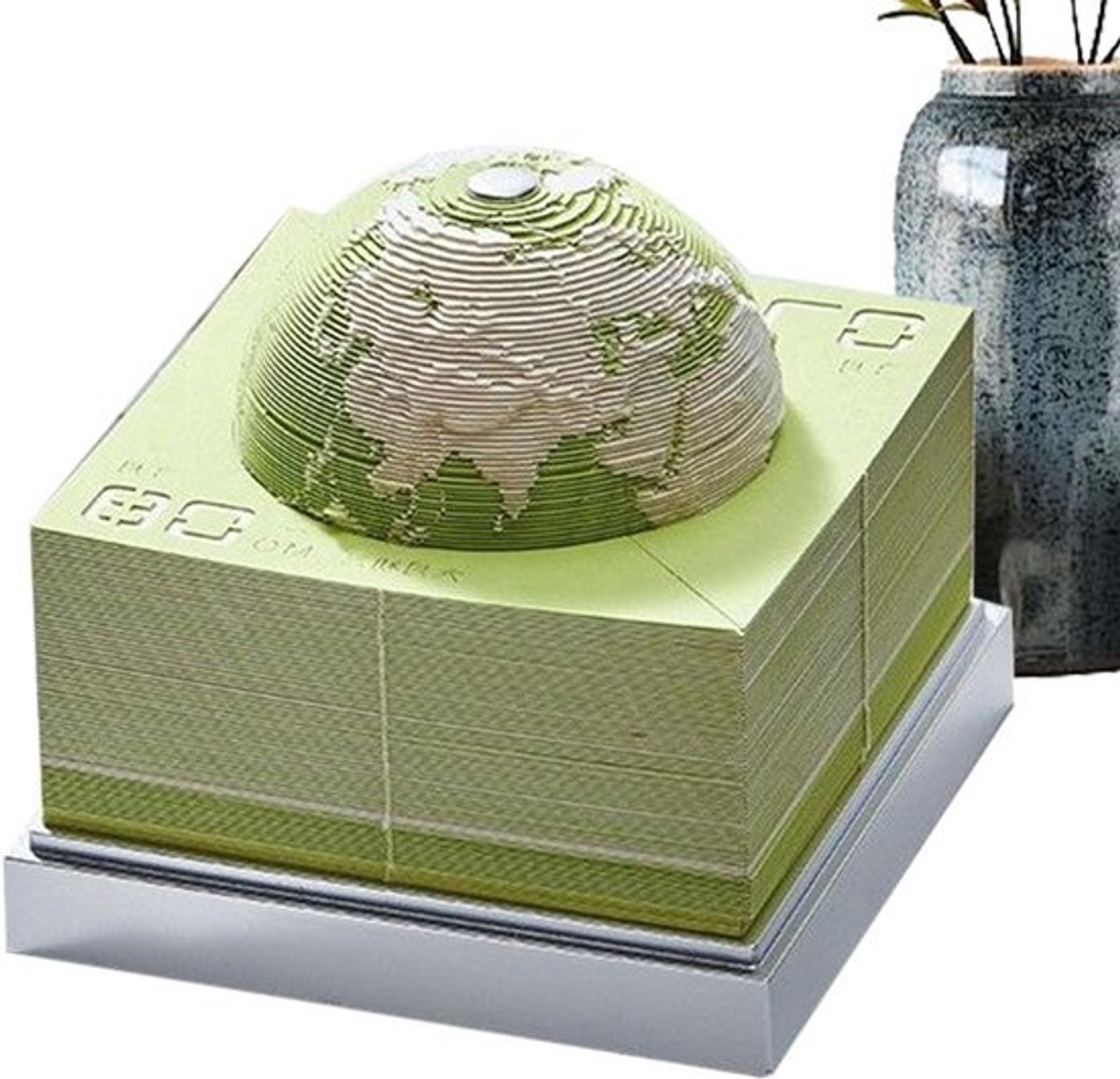 3D Bureaukalender - Papieren Sculptuur Kalender - Jaarplanning Organiseren - Interactief Wereldbol Ontwerp - 9 cm - Niet gespecificeerd