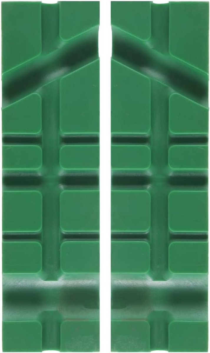 Bankschroefbekken 4" Magneet U-groeven Rubberen bankschroefbekken Beschermhoezen Multifunctionele beschermer voor houtbewerking Sieraden maken Loodgieterswerk, Groen