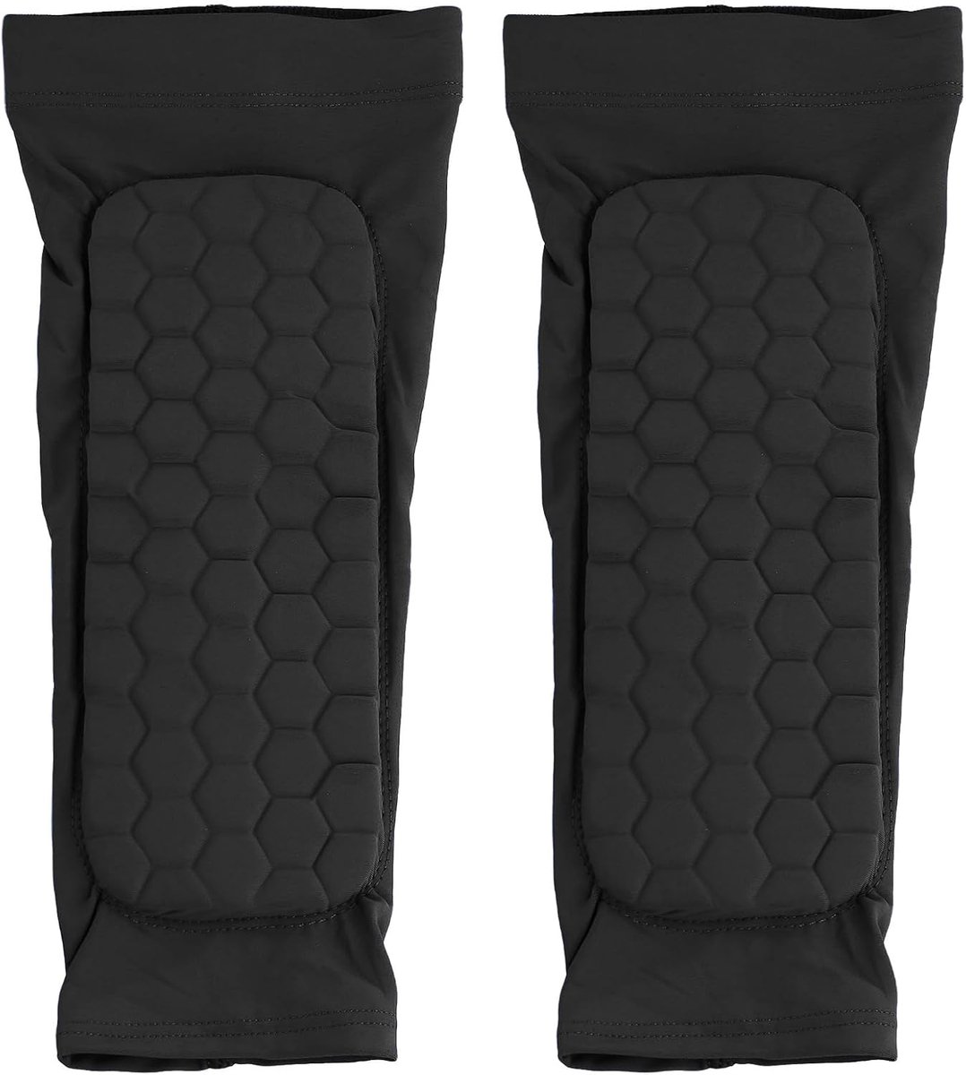 Scheenbeschermers voor kinderen, voetbal, EVA-schuim en ademend, licht en antislip, voor voetbal en fietsen (S)