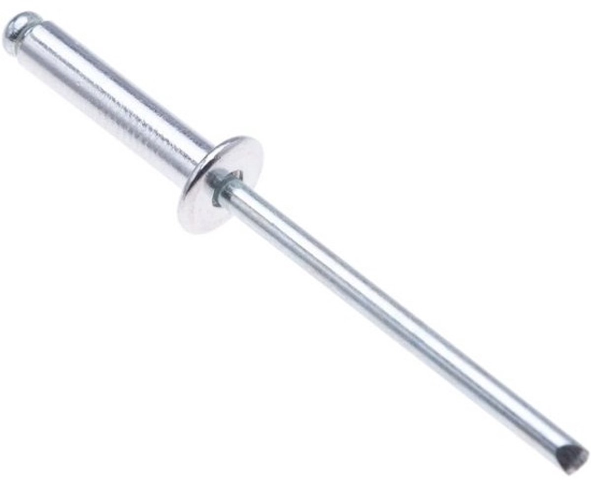 500x Popnagels 4x16mm - Blinde Klinknagels met Koepelkop voor Metaal en Leer