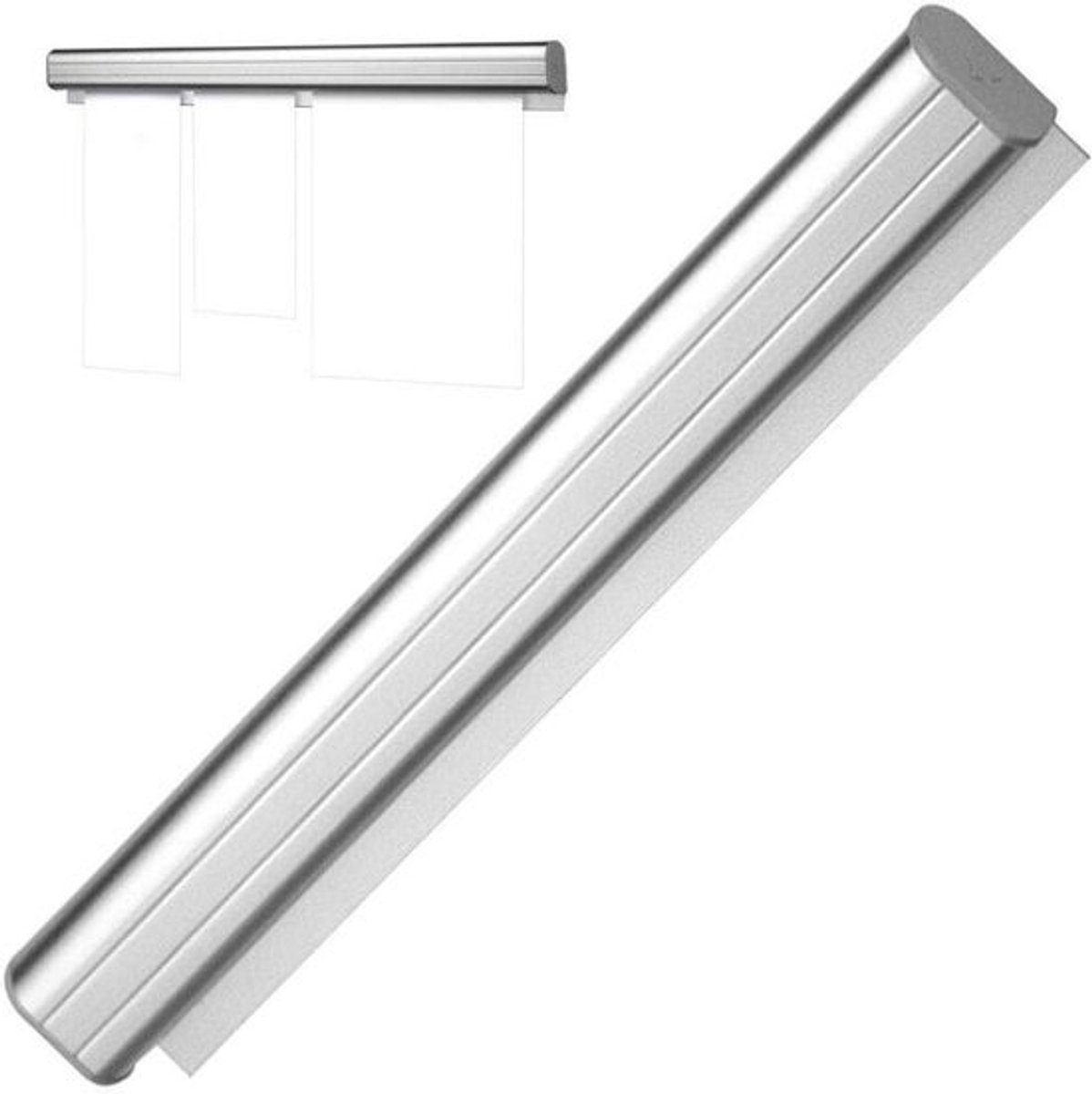 Bonnenhouder - Ticket houder - Keuken Organisatie - Zelfklevend - 50 cm - Zilver