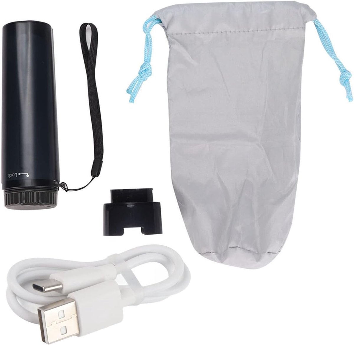 Dailygoods - Draagbare Elektrische Bidet - Persoonlijke Hygiëne - Zwart - Reisspuit - Voor reizen en na operatie - Waterdicht