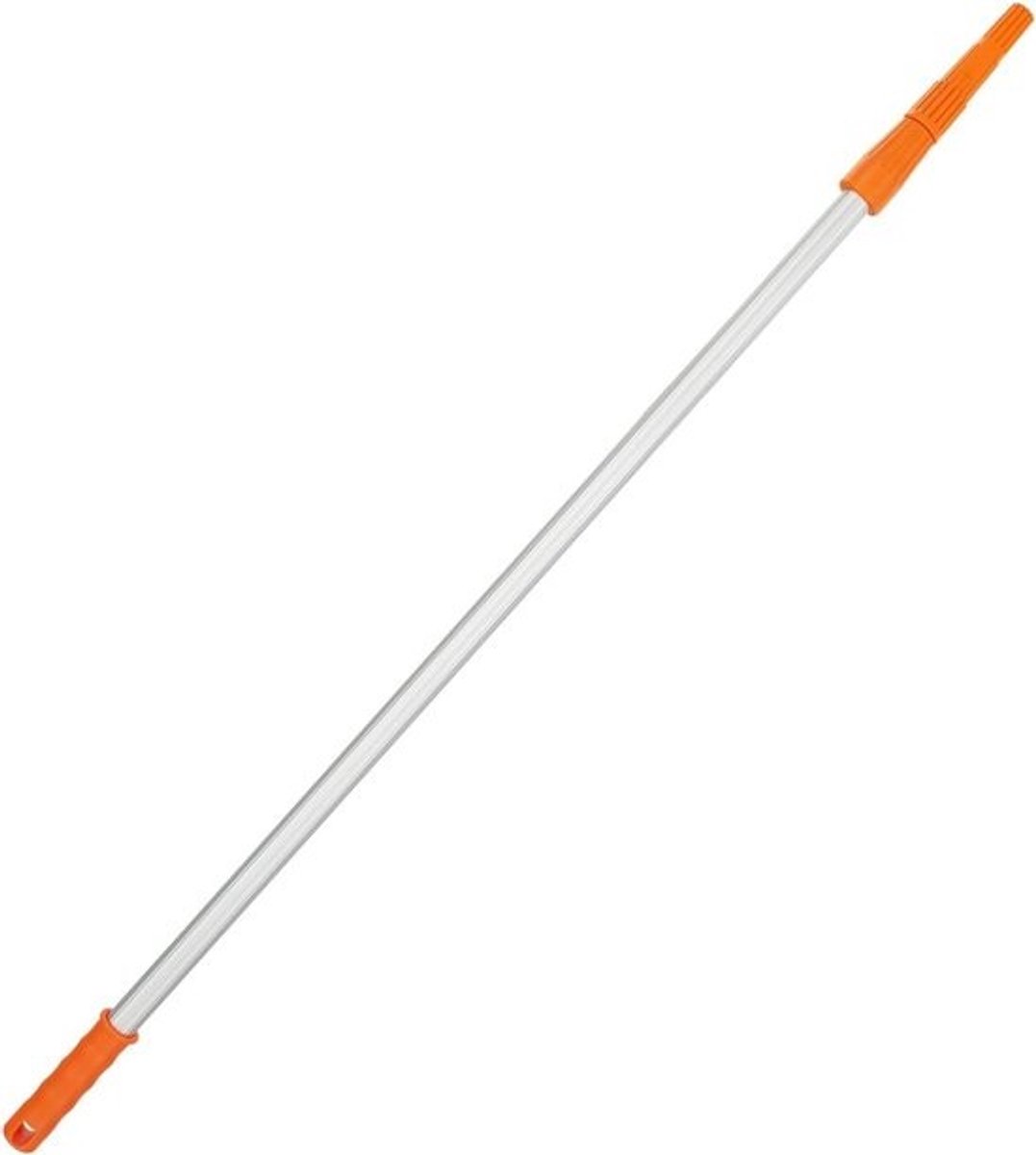 Telescoopsteel - Verlengsteel schilderrol - Schilderen op hoogte - Antislip handgrepen - 100-200 cm - Aluminium
