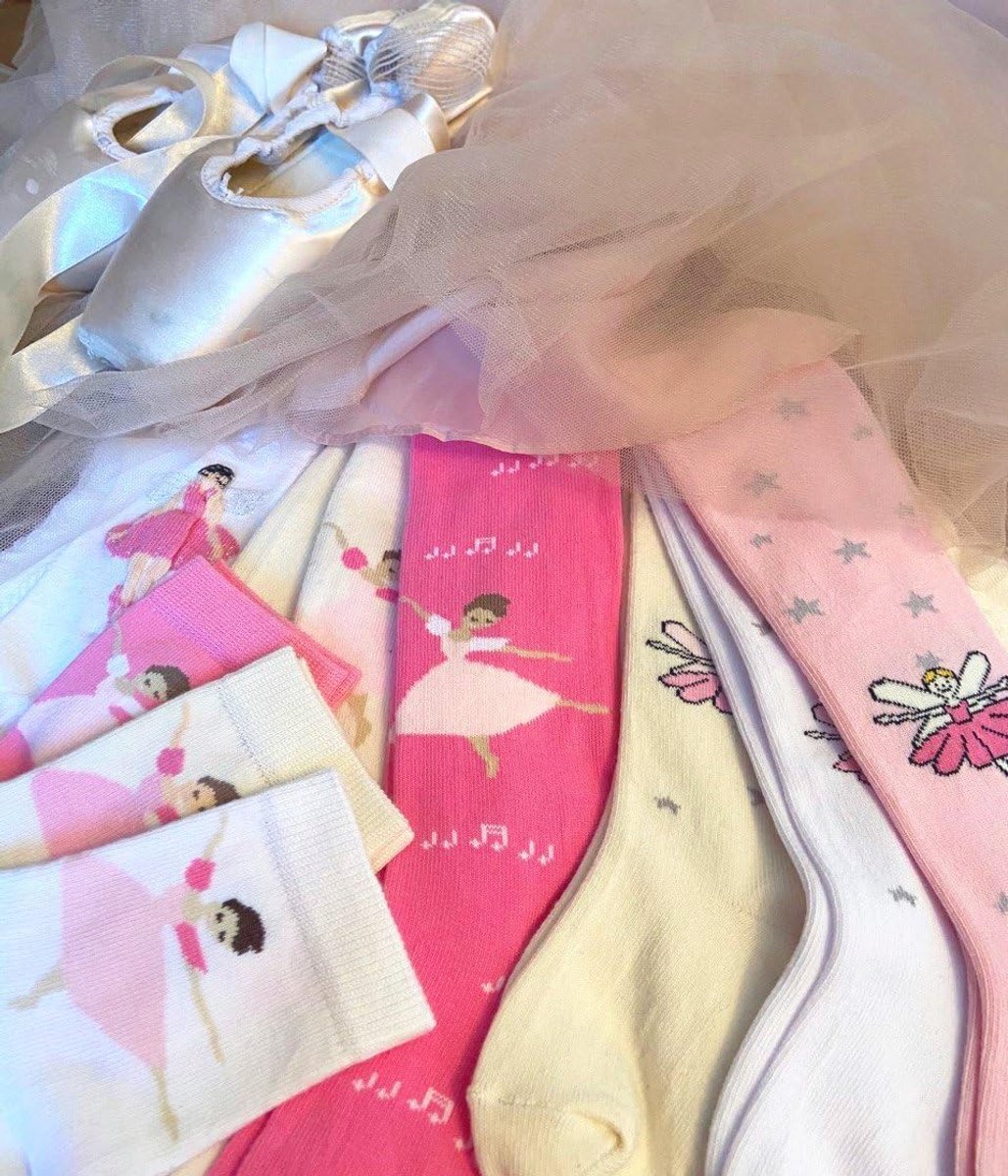 Spezials Baby- en kinderpanty voor meisjes, dansers, van katoen, met ballerina, ballet en feeënmotief voor kleuterschool, school en dans