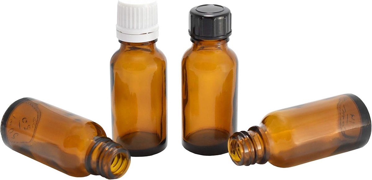 10 x 5 ml mini-flesjes van bruin glas druppelfles, etherische olie, geuroliën, primavera, taoasis, druppelaar, cadeau-idee, om te vullen, druppelfles, olieflesje, bruine glazen fles, kleine glazen fles