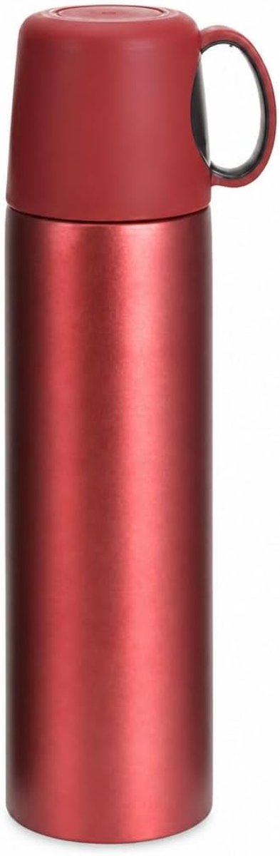 Dailygoods- Thermoskan 500 ml - Isoleerkan - Roestvrij Staal - Dubbelwandige Isolatie - Lekvrij Deksel - Houdt 12 Uur Warm/24 Uur Koud - Thermosfles