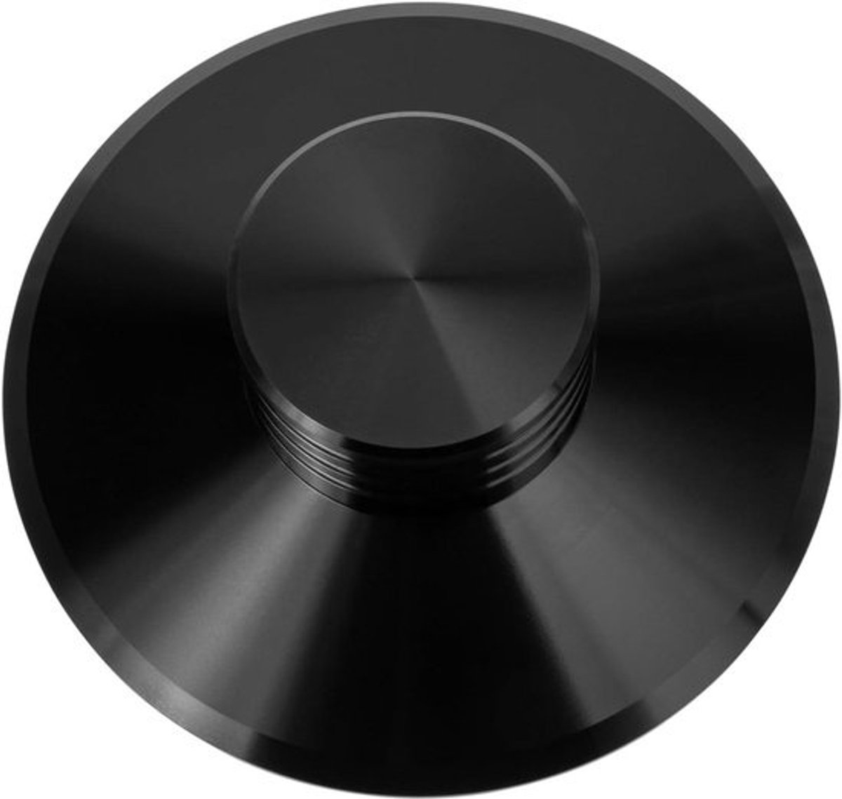 Platen Gewicht Stabilisator - Draaitafel Accessoire - Muziek Luisteren - Verbetert Geluidskwaliteit - 8 cm Diameter - Zwart