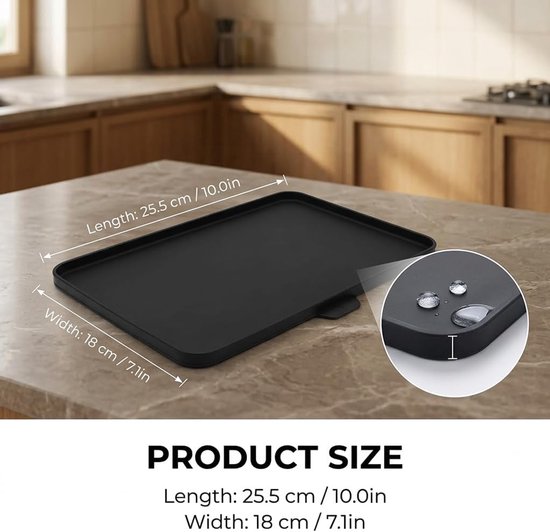 Displaybescherming voor Thermomix TM7, zwart, voedselveilige siliconen beschermhoes voor TM7 displaybescherming, TM7 displaybescherming, krasbestendig en spatwaterdicht, keukenaccessoires, gemakkelijk — afbeelding 2