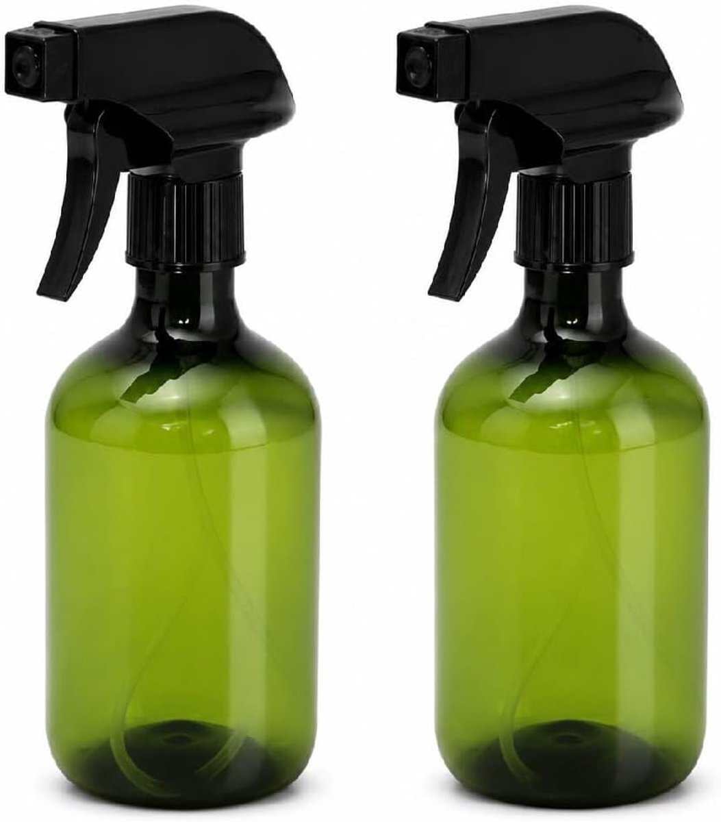 spuitflessen, set van 2, robuuste waterspuit voor planten en haar, met verstelbaar mondstuk, gemakkelijk te bedienen voor tuin, huishouden en cosmetica