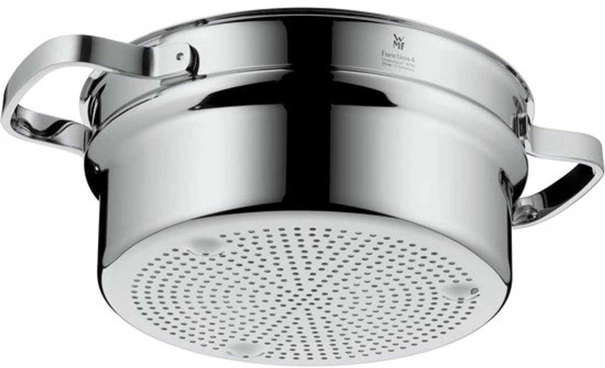 Stoominzet Pan - Kookaccessoire - Gezond Koken - Hittebestendig tot 250°C - 20 cm - Rood