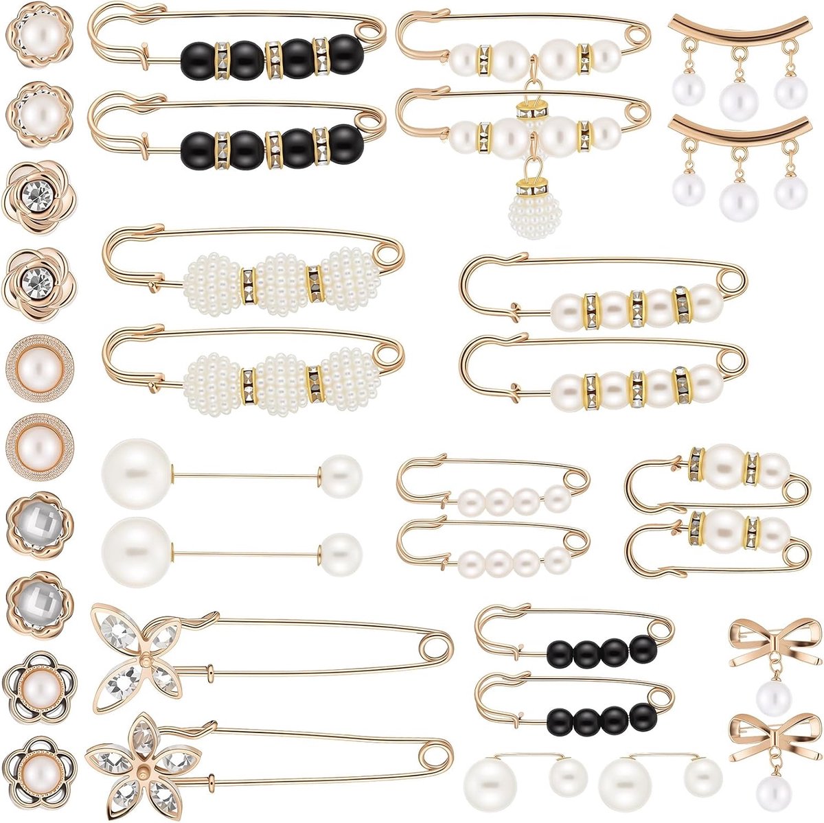 Broches voor kleding, broche dames decoratieve veiligheidsspelden