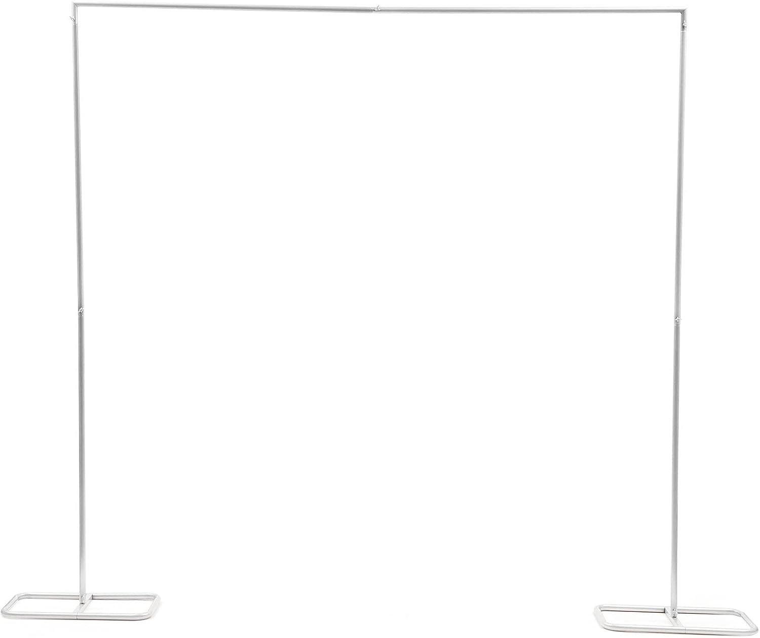 Stalen rankrooster 200x100 cm - witte rozenboog - robuust en slijtvast - geschikt voor bruiloften en feesten - m-winkel